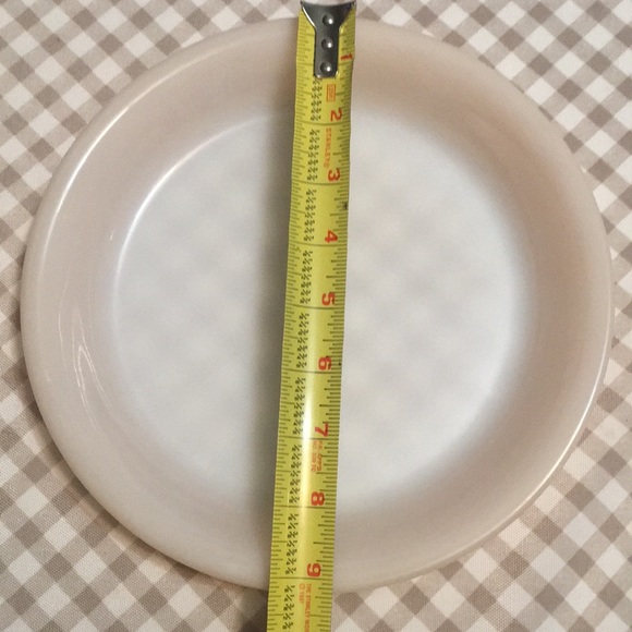 Vintage Fire King peach luster pie plate - Picture 3 of 9